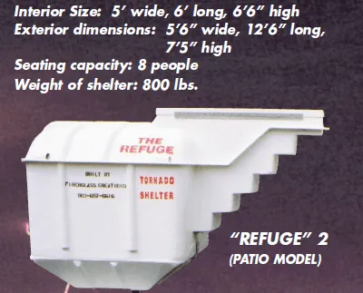 Refuge Storm Shelters - Huntsville Tornado Shelters.com